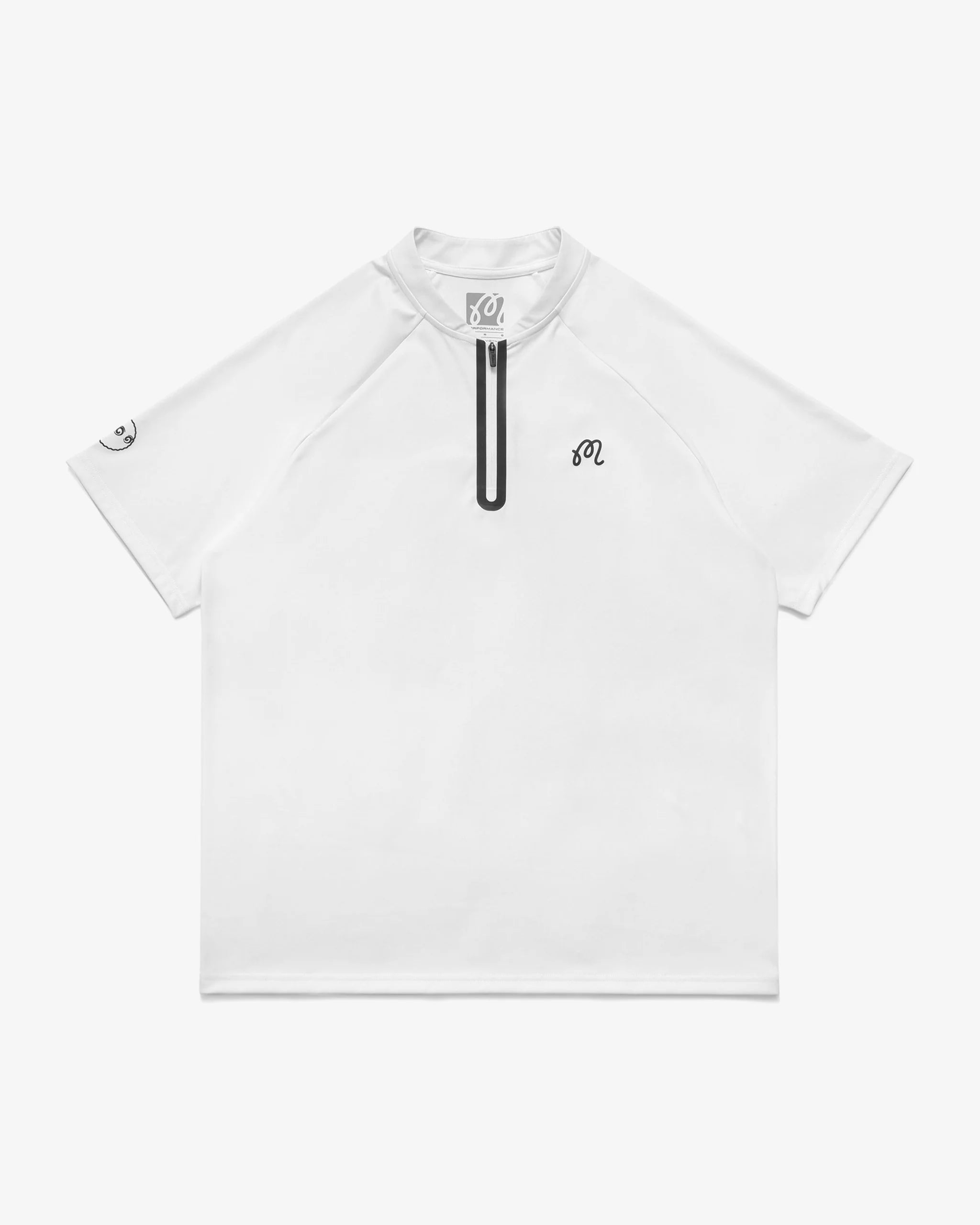 Malbon Performance Zip Raglan Polo