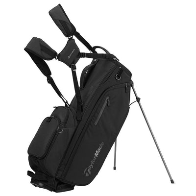 "TaylorMade TM24 Flextech Crossover Stand Bag - Premium golf bag with 14-way top, 8 storage pockets, integrated cooler, and removable straps.