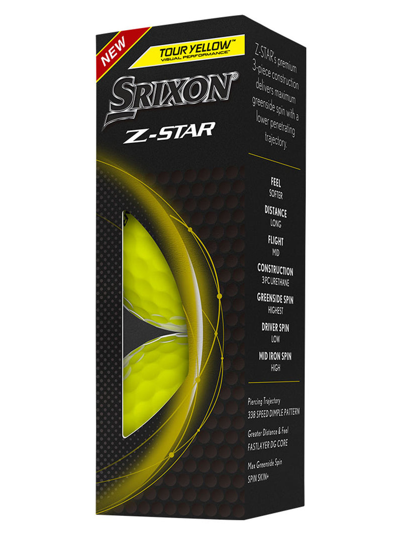 Srixon Z-Star 8 Golf Balls Yellow (1 Dozen) (2023)
