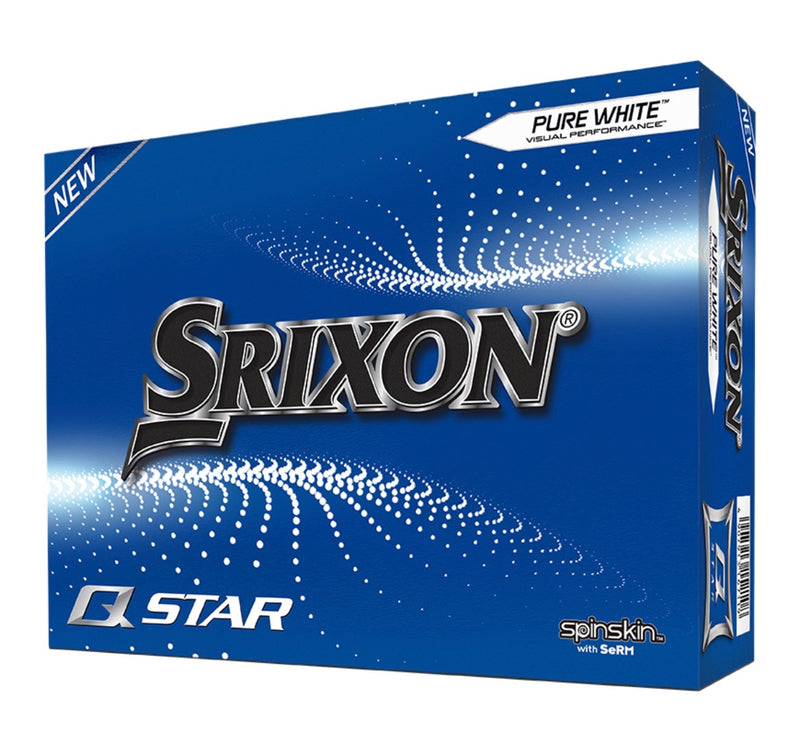 Srixon Q-Star Golf Balls Pure White (1 Dozen) (2021)