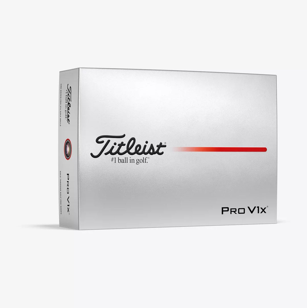 Titleist Pro V1x 12 Pack Golf Balls White 2025 l Golf Paradise