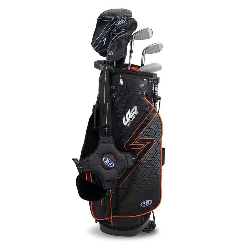 US Kids Golf Ultralight 7-51 5 Club Stand Set RH, Black/Orange