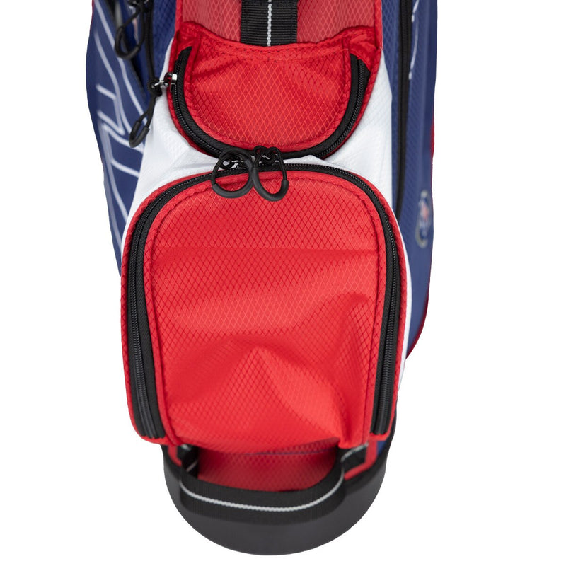 US Kids Golf Ultralight 7-57 7 Club Stand Set RH, Navy/Red