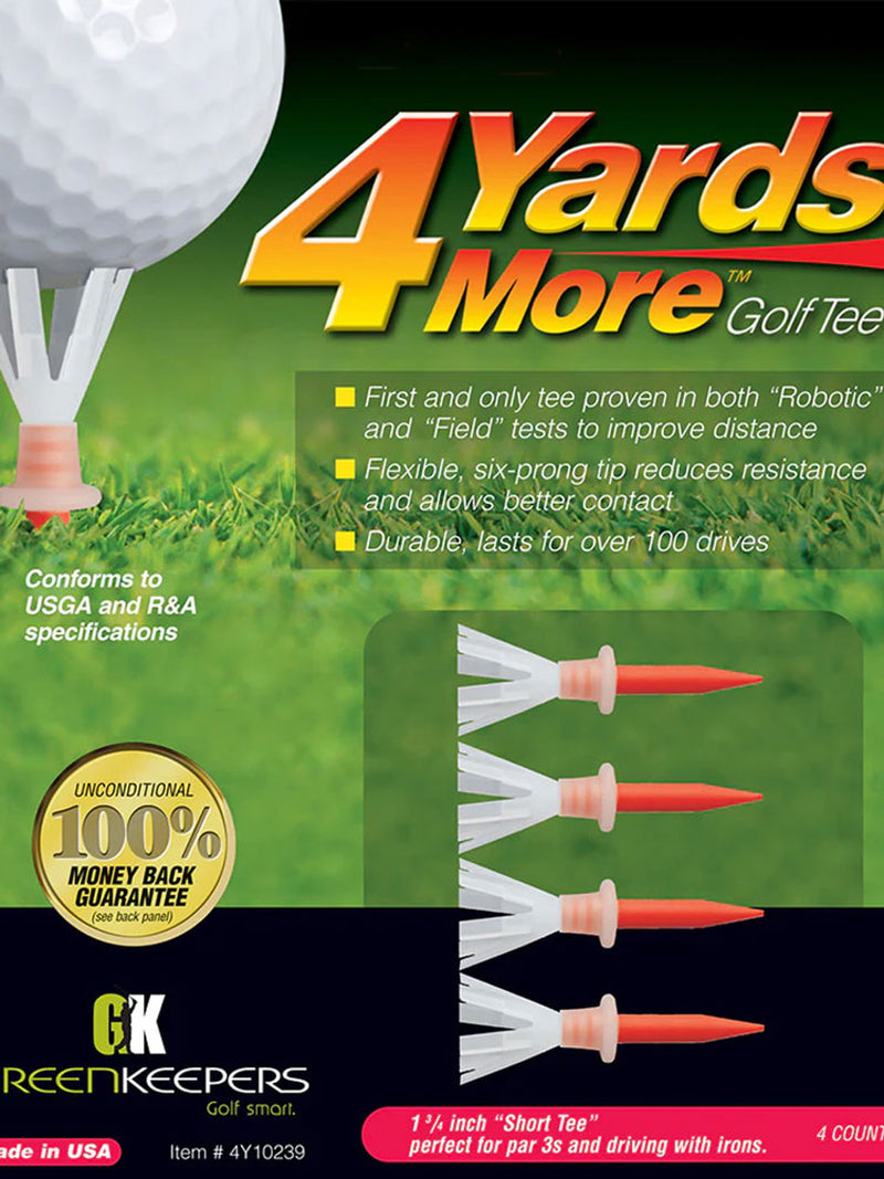4YARDSMORE Golf Tees 4 Pack