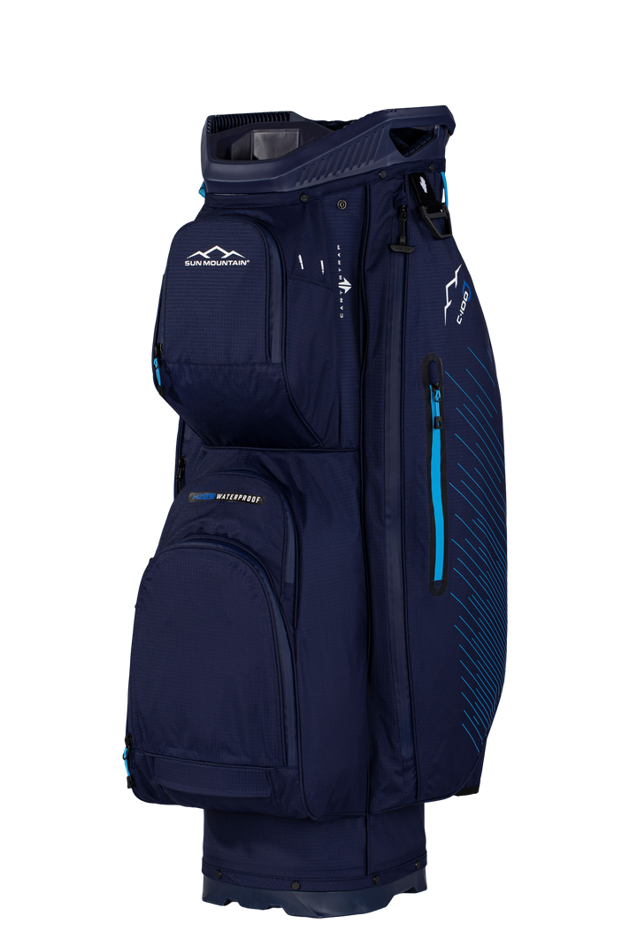 Sun Mountain 2026 H2NO C100 Waterproof Cart Bag │ Golf Paradise