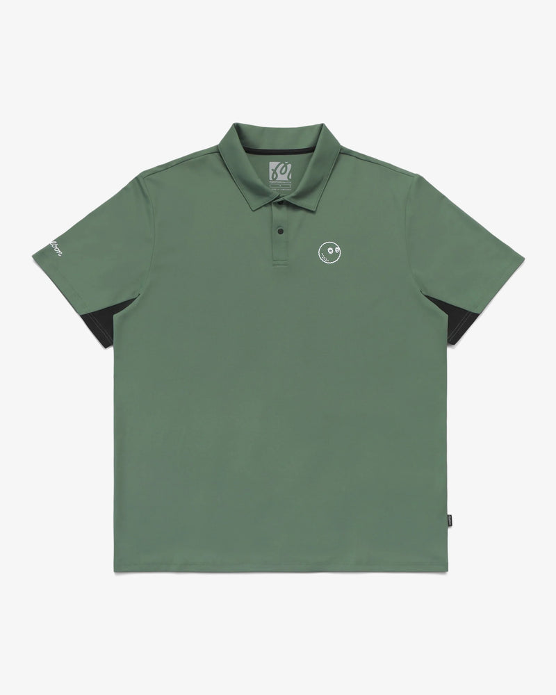 Malbon Performance Pique Collar Polo