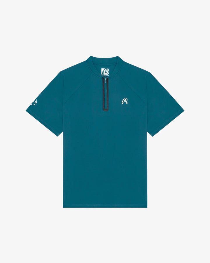Malbon Performance Zip Blade Collar Polo | Golf Paradise