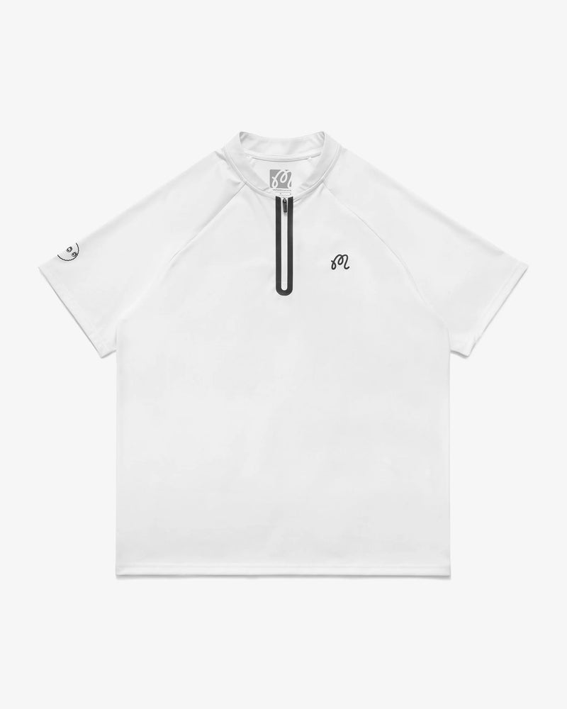 Malbon Performance Zip Blade Collar Polo