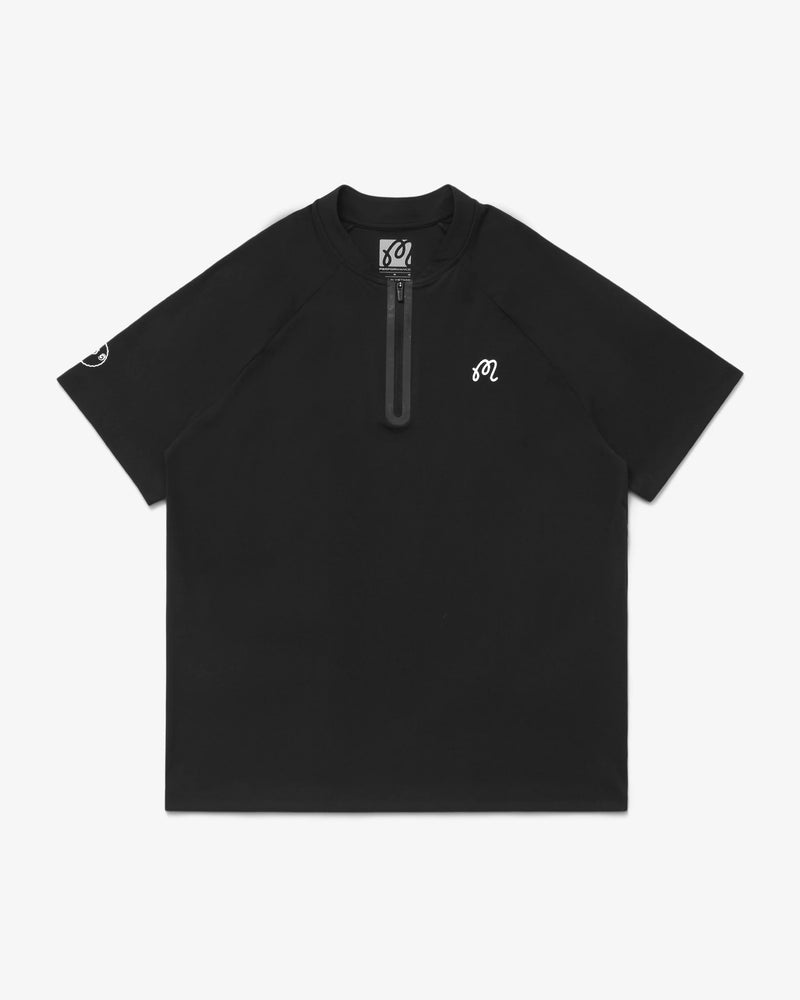 Malbon Performance Zip Blade Collar Polo