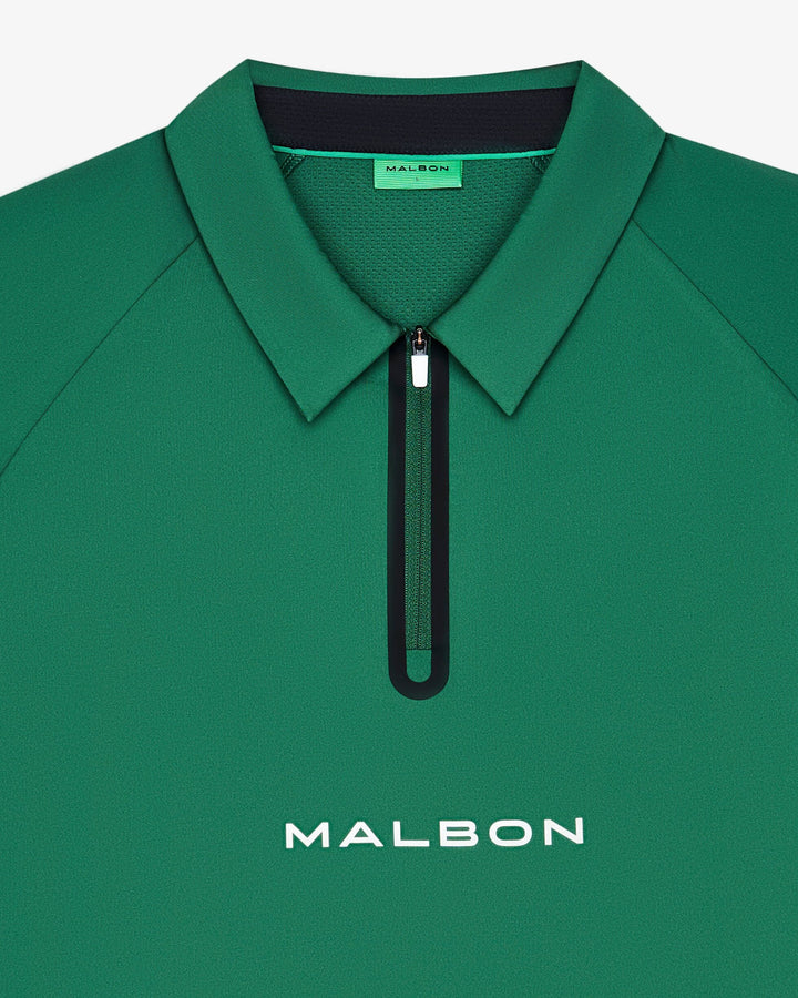 Malbon Performance Zip Raglan Polo | Golf Paradise