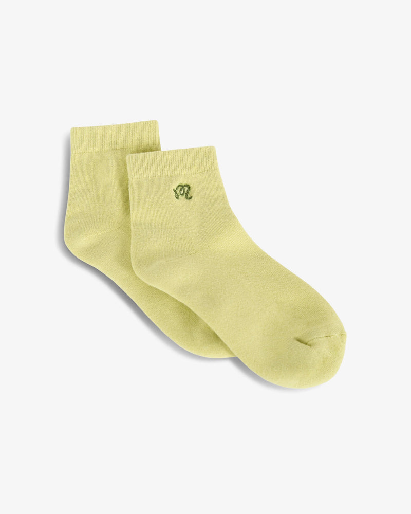 Malbon Capri Ankle Sock - Lime Sherbet