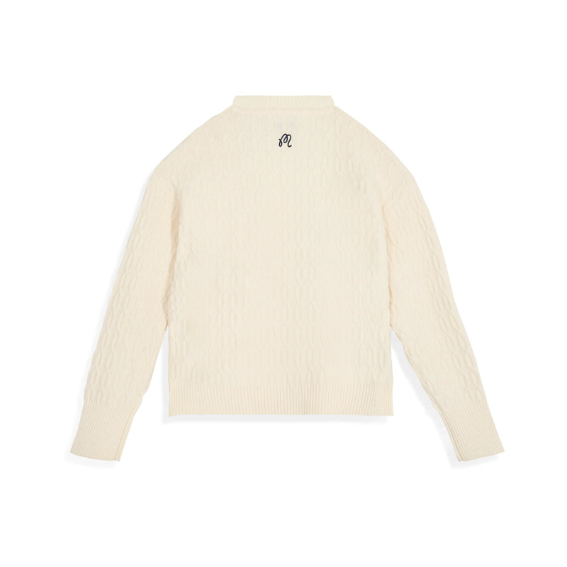 Malbon Gabrielle Cable Knit Sweater