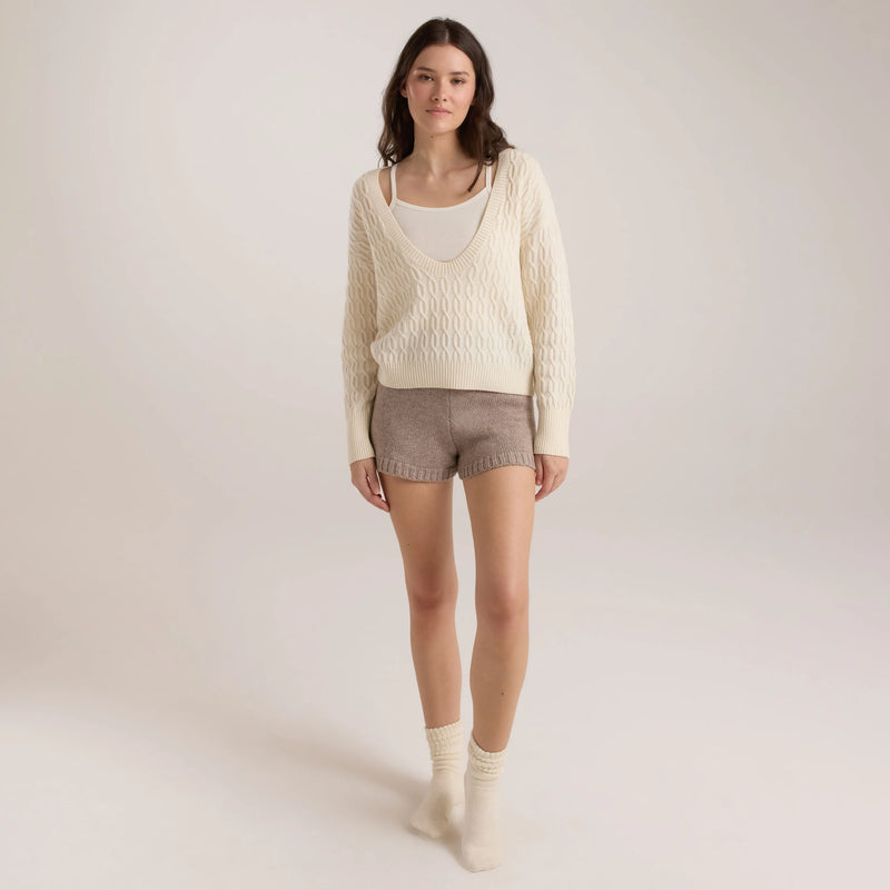 Malbon Gabrielle Cable Knit Sweater