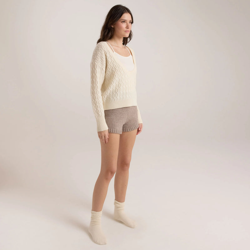 Malbon Gabrielle Cable Knit Sweater