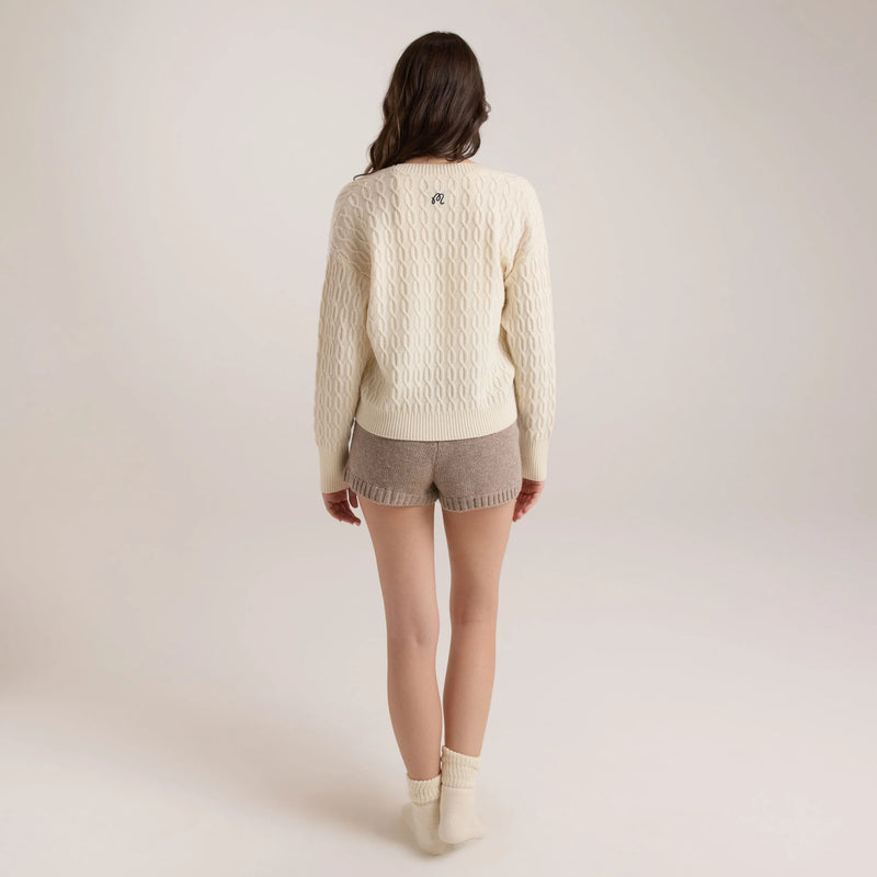 Malbon Gabrielle Cable Knit Sweater