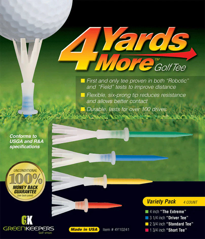 4YARDSMORE Golf Tees 4 Pack