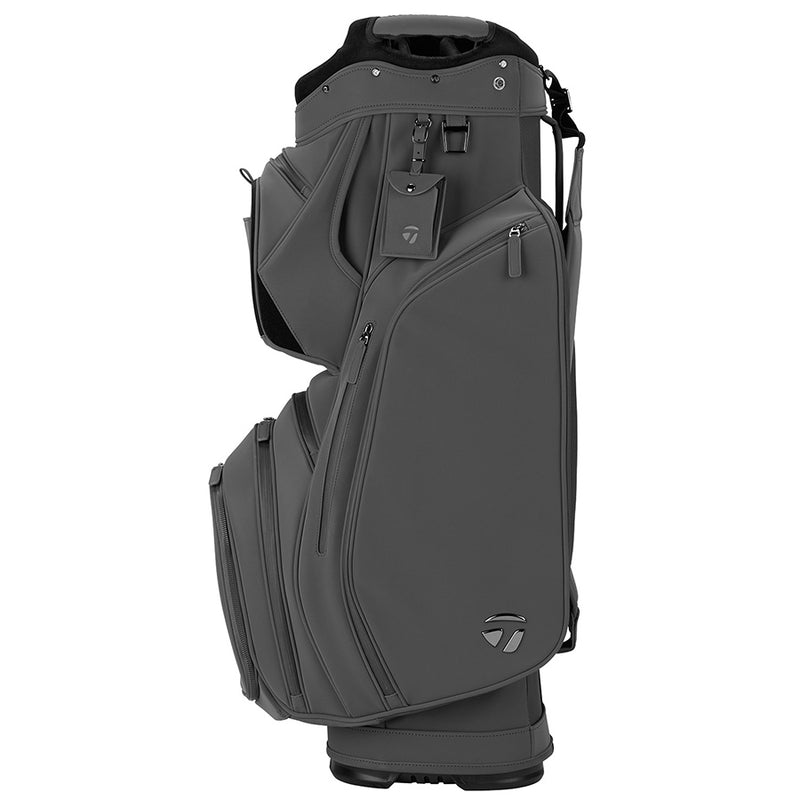Left side-view - TaylorMade TM24 Signature Cart Bag - Premium golf cart bag with 14-way top and ample storage for ultimate convenience on the course.