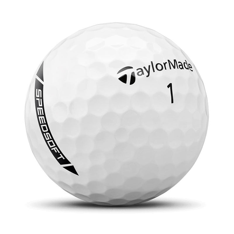 TaylorMade 2024 SpeedSoft Golf Balls 12 Pack- White