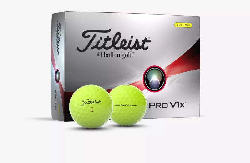 Titleist PRO V1x Golf Balls Yellow