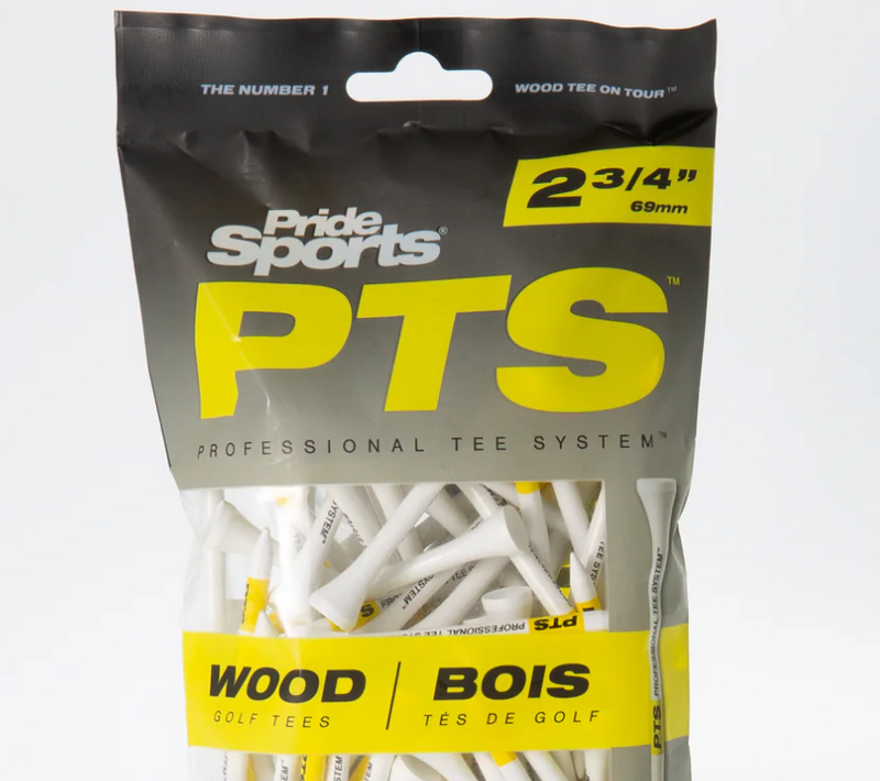 Pride Professional Golf Tees Wood Golf Tees (Small Pack)