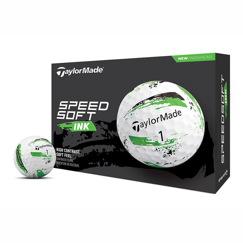 TaylorMade 2024 SpeedSoft Golf Balls 12 Pack- Green