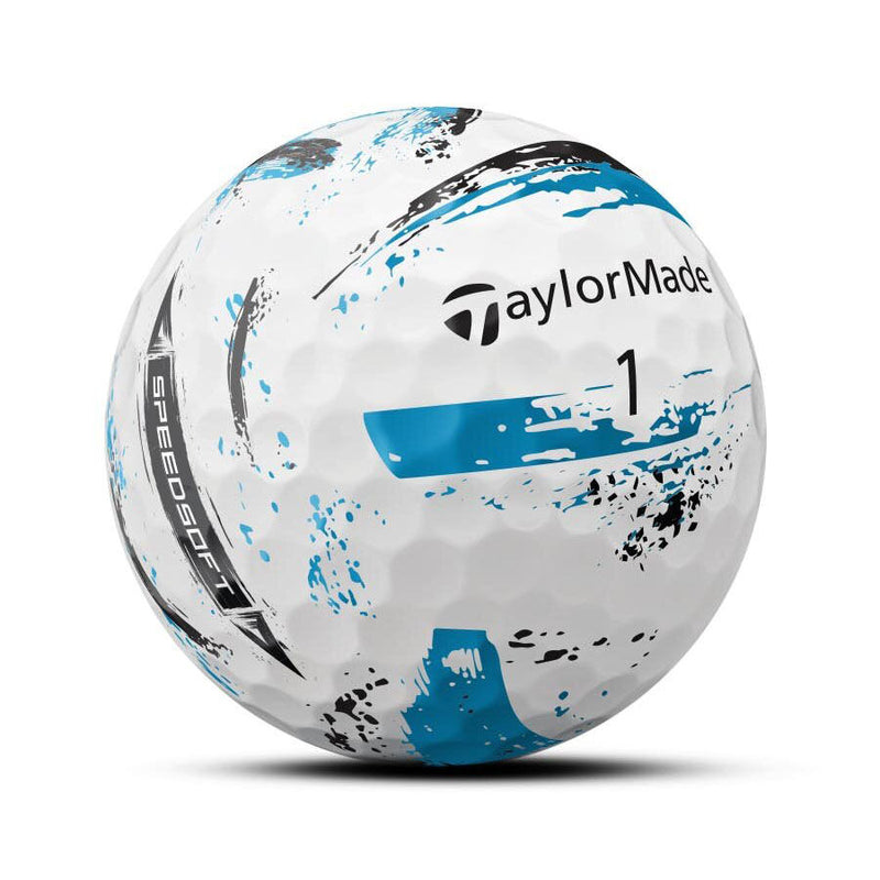 TaylorMade 2024 SpeedSoft Golf Balls 12 Pack- Blue