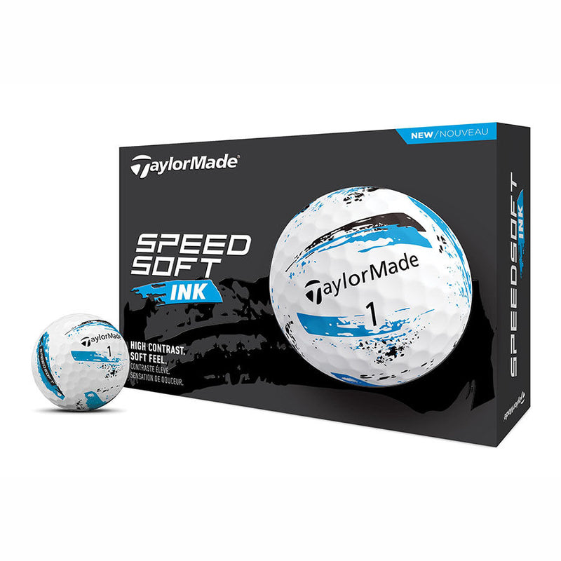 TaylorMade 2024 SpeedSoft Golf Balls 12 Pack- Blue