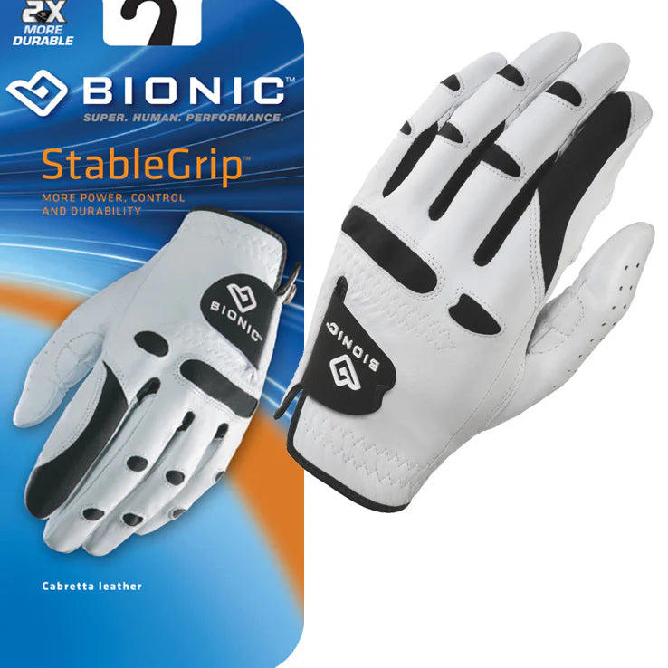 Bionic StableGrip 1.0 White Golf Glove mens