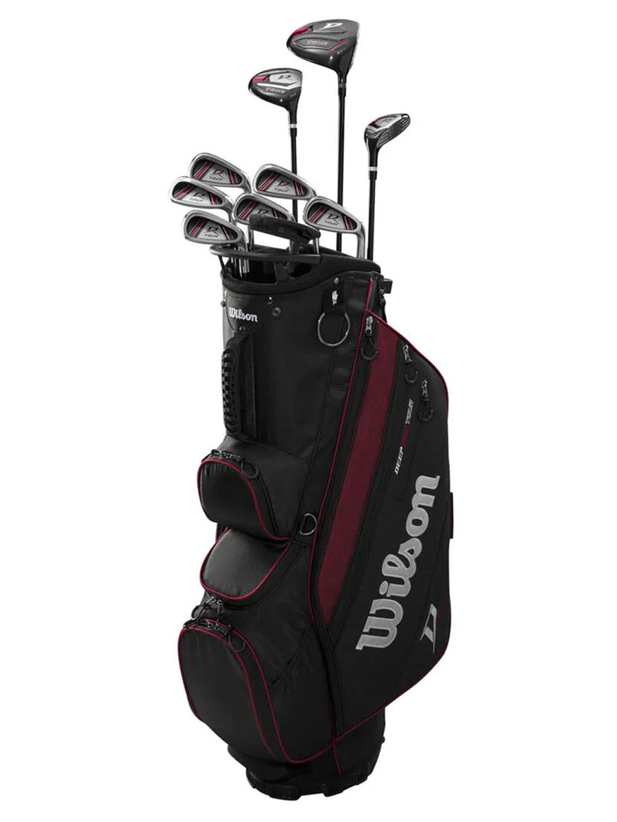 Wilson Deep Red Tour Package Set mens RH - Steel l Golf Paradise