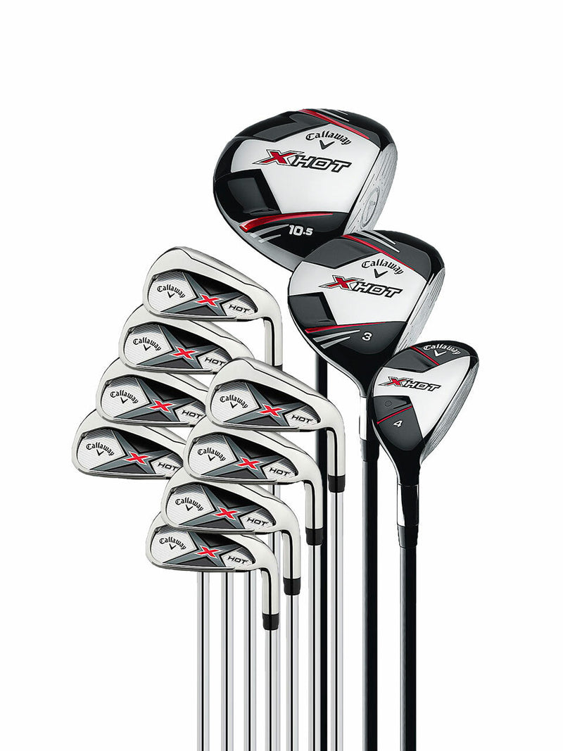 Callaway X Hot mens 11PC Package Set RH with Bag