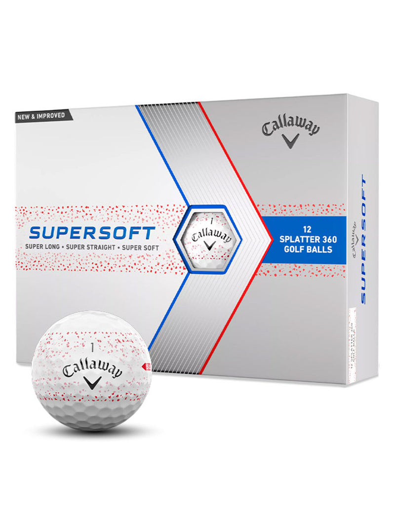 Callaway Supersoft Golf Balls - Splatter 360