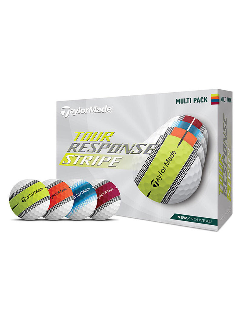 Taylormade Tour Response Stripe Golf Balls - Multi Pack