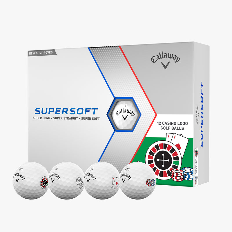 Callaway Supersoft 2024 Golf Balls - Casino Edition