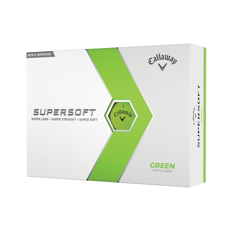 Callaway Supersoft 2023 Golf Balls - Matte Green