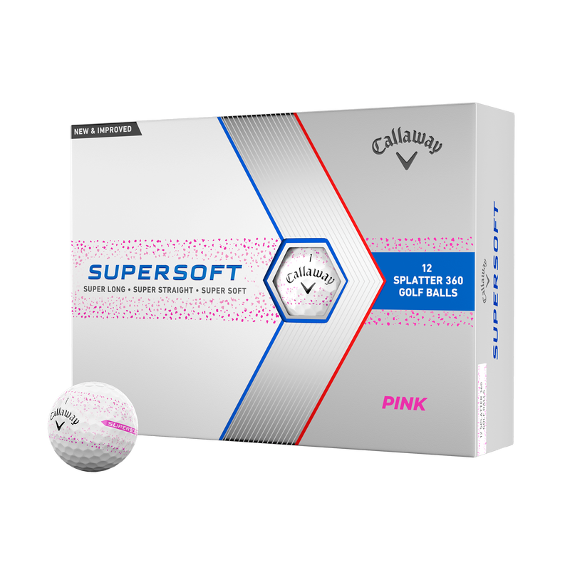 Callaway Supersoft Golf Balls - Splatter 360