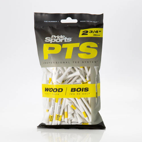 Pride Professional Tee System Wood Golf Tees (Large Pack)