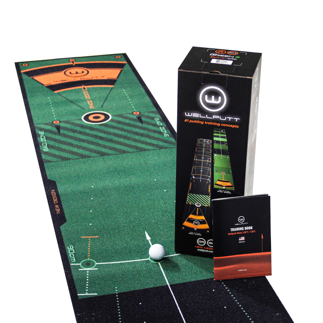 Wellputt Classic Green 13ft (4m) Putting Mat l Golf Paradise