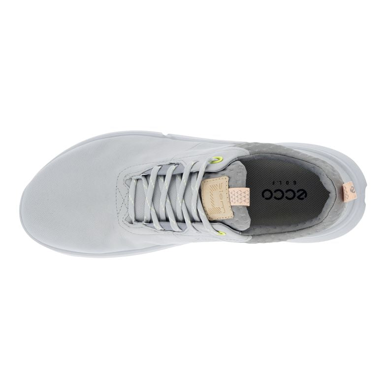 ECCO Women's Biom Hybrid GORE-TEX Golf Shoes- Concrete/Peach