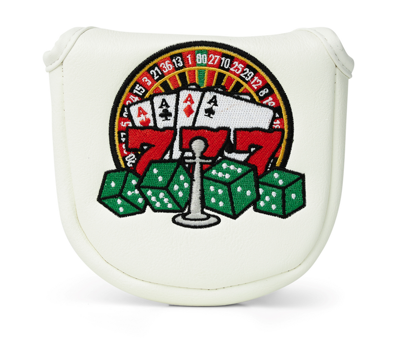 CMC Design Gambling Mallet Putter Cover White