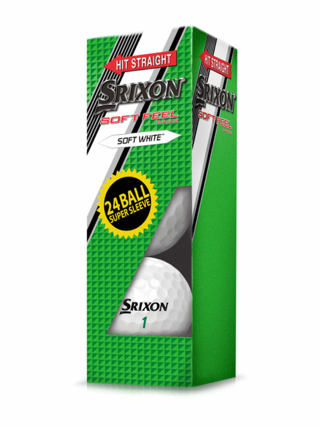 Srixon Soft Feel 11 Super Sleeve Golf Balls (24 Pack) - Soft White