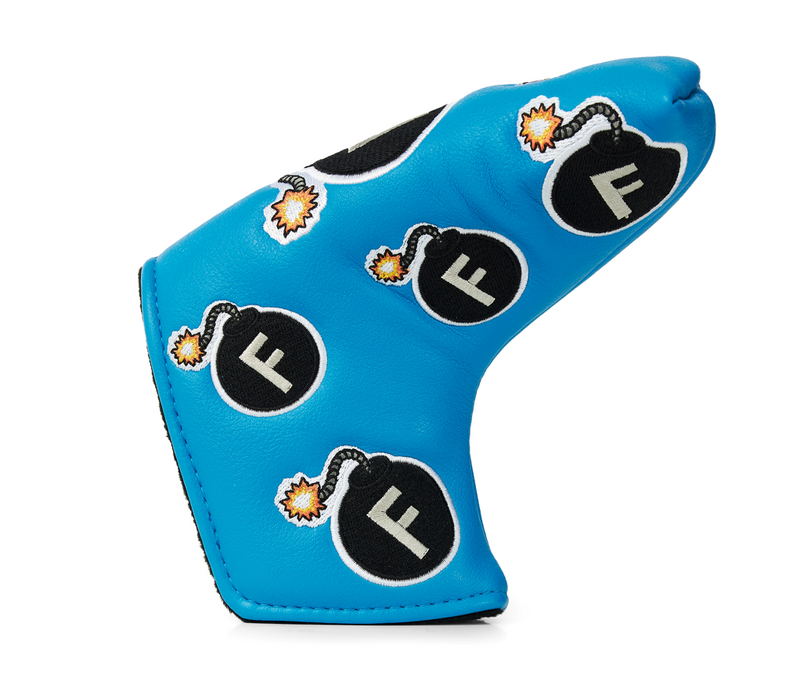 CMC Design F Bomb Blade Blue Putter Cover