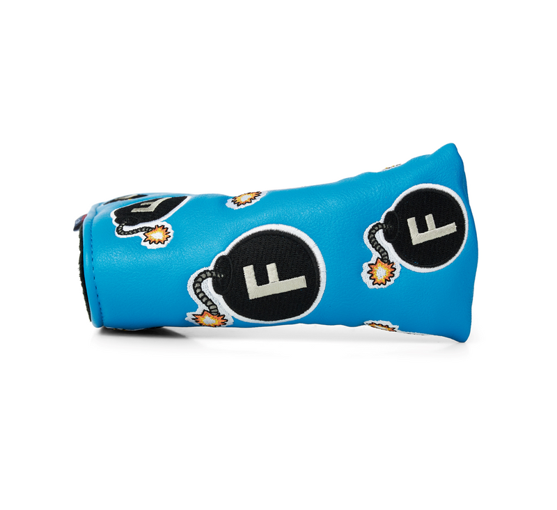 CMC Design F Bomb Blade Blue Putter Cover