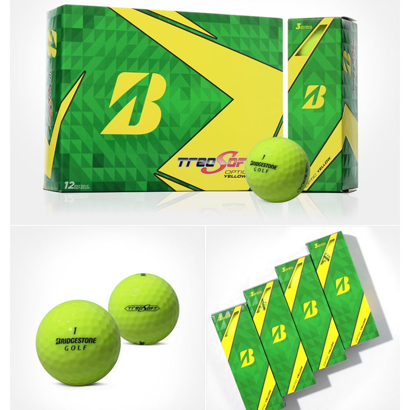 Bridgestone TreoSoft Golf Balls 1 Dozen Optic Yellow