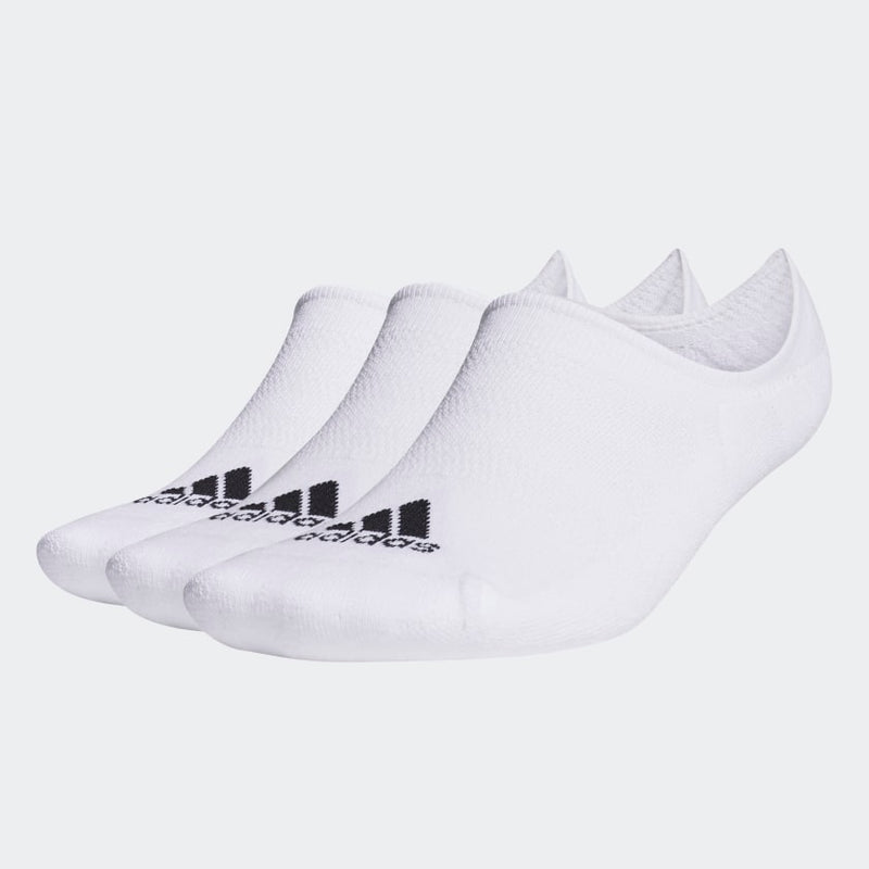 Adidas Mens LOW-CUT SOCKS 3 PAIRS White Size US 9 - 12