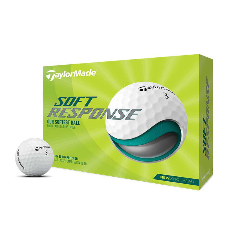 Taylormade 2021 Soft Response Golf Balls 12 Pack White
