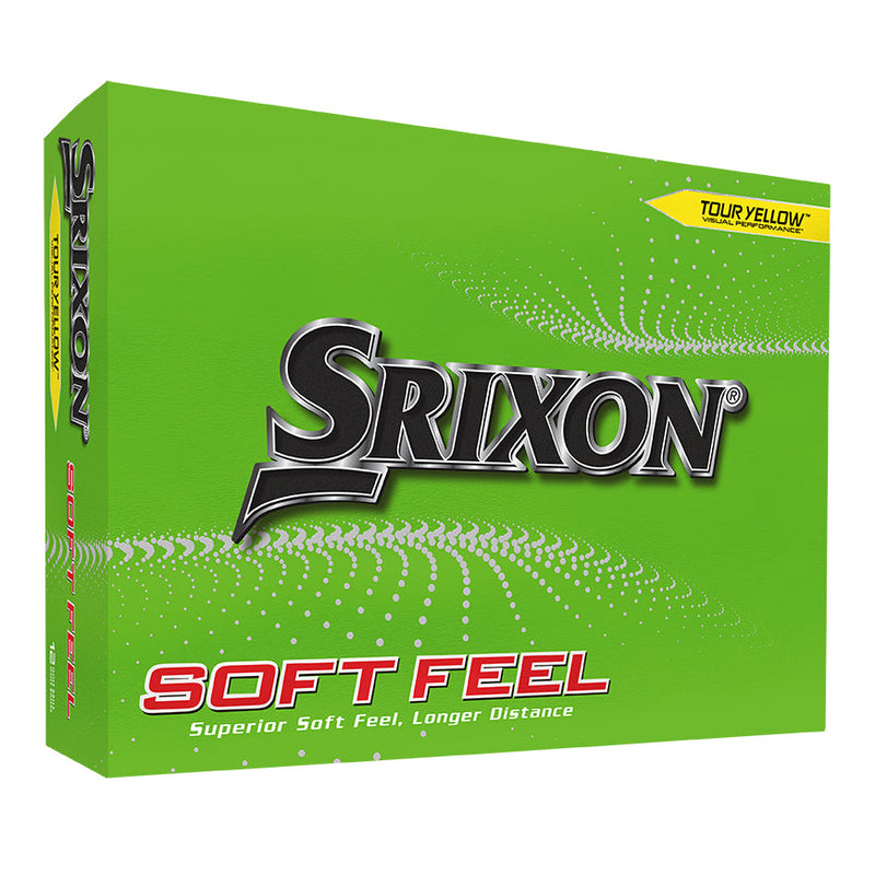 Srixon Soft Feel Golf Balls Yellow (4 Dozen) (2023)