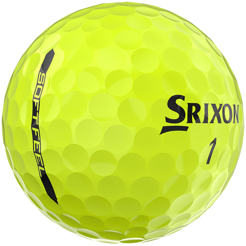 Srixon Soft Feel Golf Balls Yellow (4 Dozen) (2023)