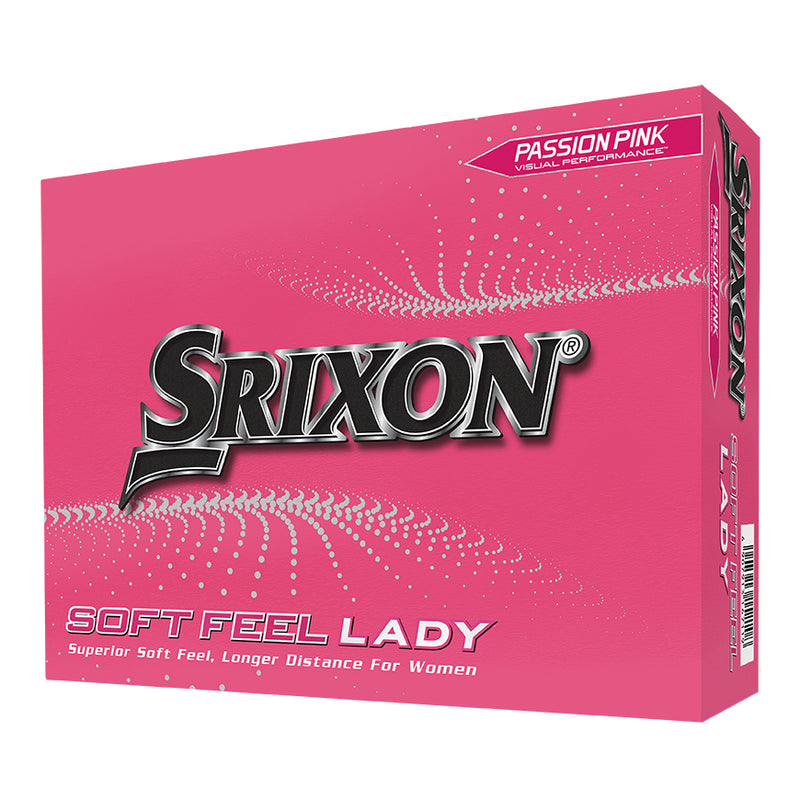 Srixon Soft Feel Lady Golf Balls Pink (1 Dozen) (2020)