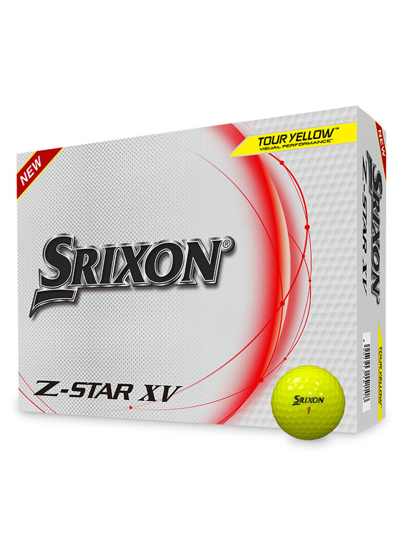 Srixon Z-Star XV 8 Golf Balls Yellow (1 Dozen) (2023)