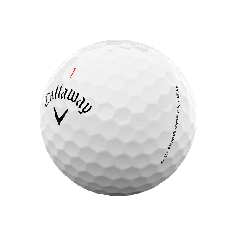 Callaway 2022 Chrome Soft X LS Golf Balls White 12 Pack